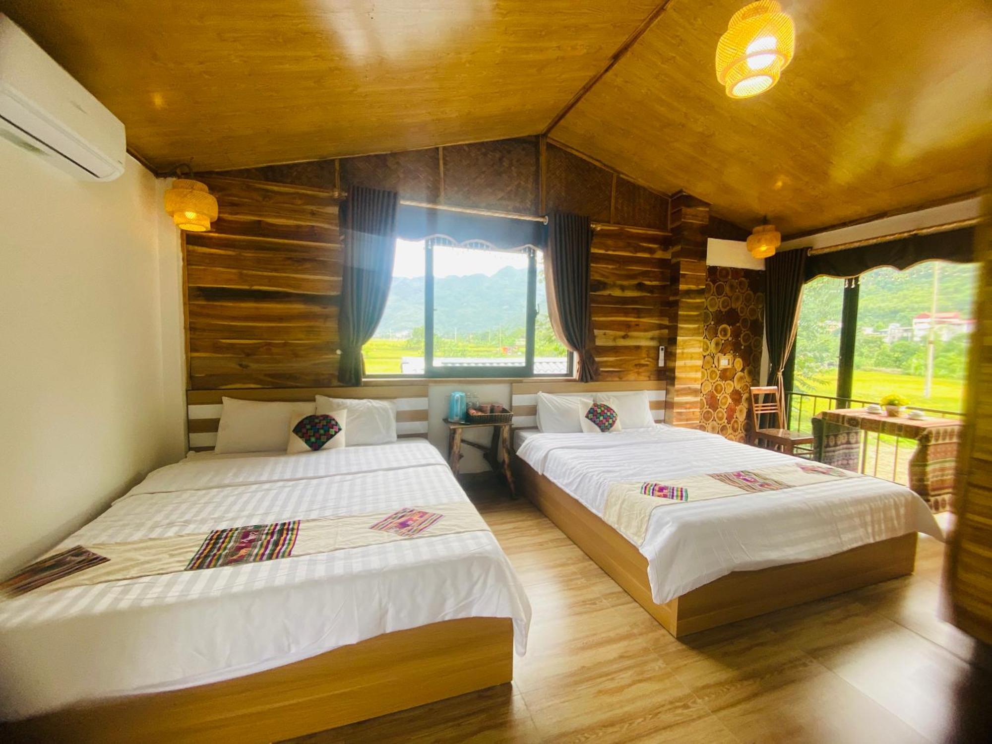 Homestay Quan Hang Mai Chau Exterior foto